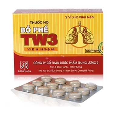 Bổ phế ngậm TW3  - 1