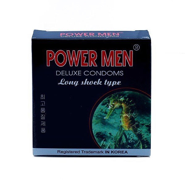 Ảnh của Bao cao su Powermen Cá ngựa (hộp 3 cái)