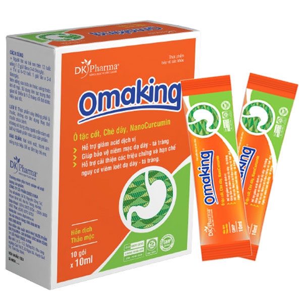 Ảnh của Omaking- (hộp 20 gói 10ml) - Hỗ trợ cải thiện các triệu chứng viêm loét dạ dày, thực quản