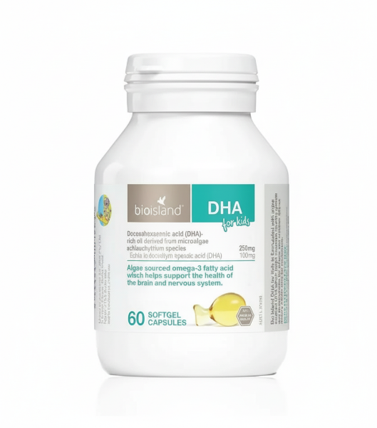 Ảnh của [HÀNG NHẬP KHẨU] Viên uống Bioisland DHA For Kids Bổ Sung DHA Giúp Cải Thiện Trí Não và Thị Lực Cho Trẻ (Hộp 60 viên)