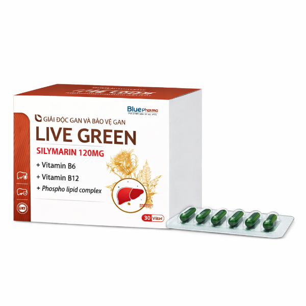 Ảnh của Viên uống Live Green hỗ trợ giải độc gan (hộp 60 viên)