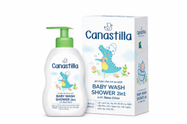 Ảnh của Sữa tắm Canastilla dịu nhẹ cho bé chai 250ml giảm rôm sảy mẩn ngứa