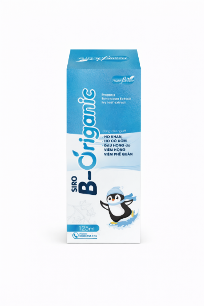 Ảnh của Siro Ho B-Organic giảm ho có đờm chai 125ml