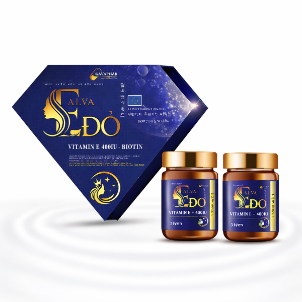 Ảnh của E đỏ-  Biotin hỗ trợ làm đẹp da tóc hộp 60 viên