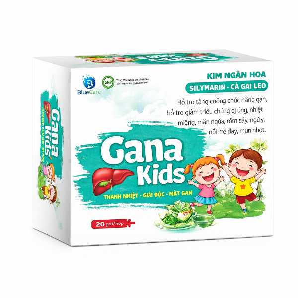 Ảnh của Siro Gana Kids thanh nhiệt giải độc mát gan hộp 20 ống trẻ em