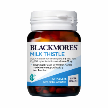 Ảnh của [HÀNG NHẬP KHẨU] Viên uống Blackmores Milk Thistle hỗ trợ gan (Hộp 42 viên)