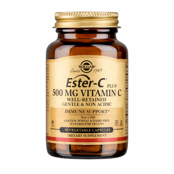 Ảnh của [HÀNG NHẬP KHẨU] Viên uống Solgar Ester-C Plus 500mg Vitamin C tăng đề kháng (Lọ 50 viên)