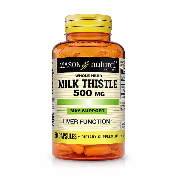 Ảnh của [HÀNG NHẬP KHẨU] Viên uống Mason Natural Milk Thistle giải độc gan (60 viên)