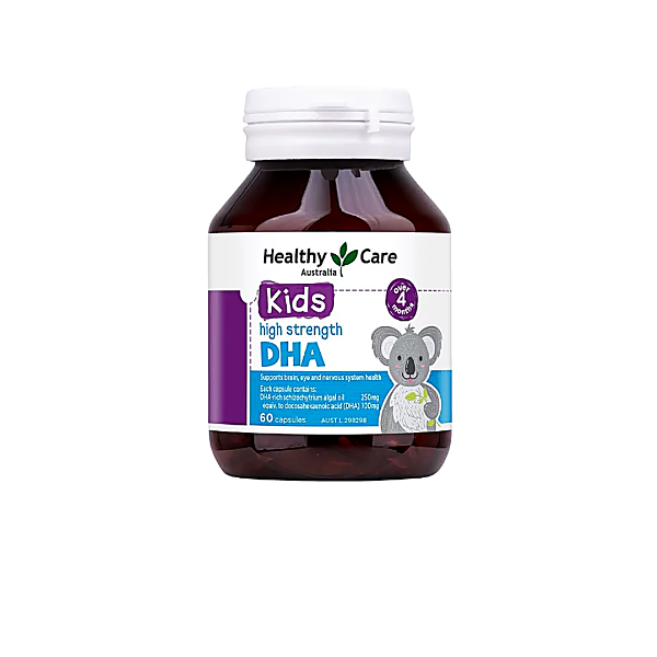 Ảnh của [HÀNG NHẬP KHẨU] Viên Kids High Strength DHA Healthy Care Bổ Sung DHA Cho Trẻ từ 4 tháng