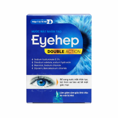 Ảnh của Nước mắt nhân tạo Eyehep Double Action 15ml giảm khô mỏi mắt