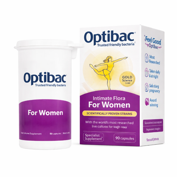 Ảnh của [HÀNG NHẬP KHẨU]Men Vi Sinh Phụ Khoa Nữ Giới Optibac For Women Lọ 90 Viên