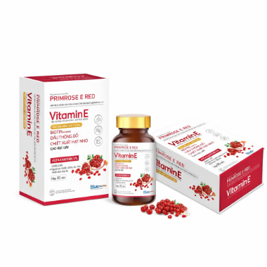 Ảnh của Vitamin E đỏ  Primrose red hạn chế lão hóa, làm đẹp da Lọ 30 viên