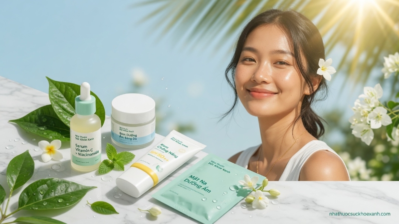 Chăm sóc da mùa hè
